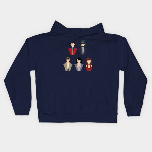 Lupin the 3rd Kids Hoodie by TarallaG